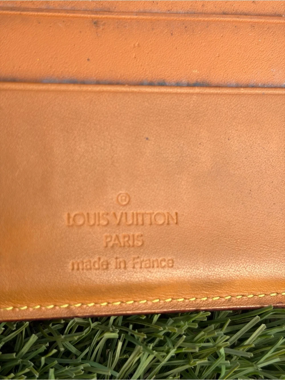 Louis Vuitton Smooth Leather Wallet Authentic 2003 Date-code France
